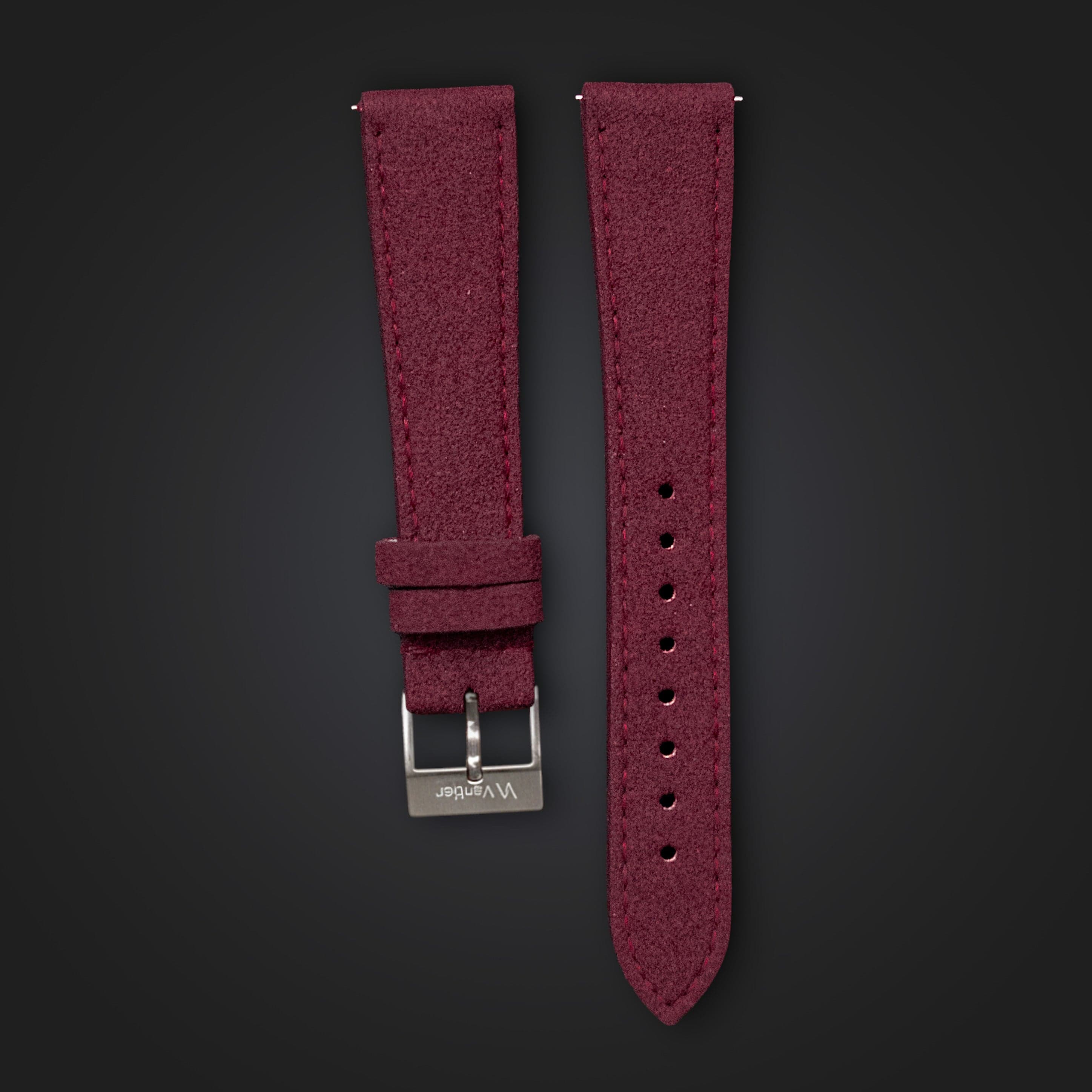 Burgundy Alcantara